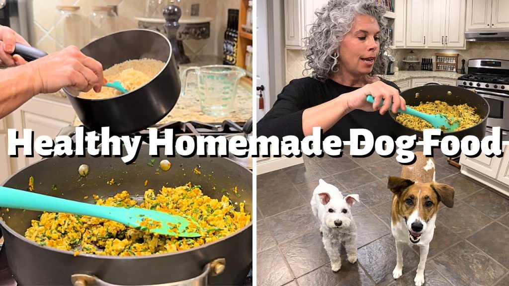 Healthy Homemade Dog Food Recipe | Cooking for my Dogs