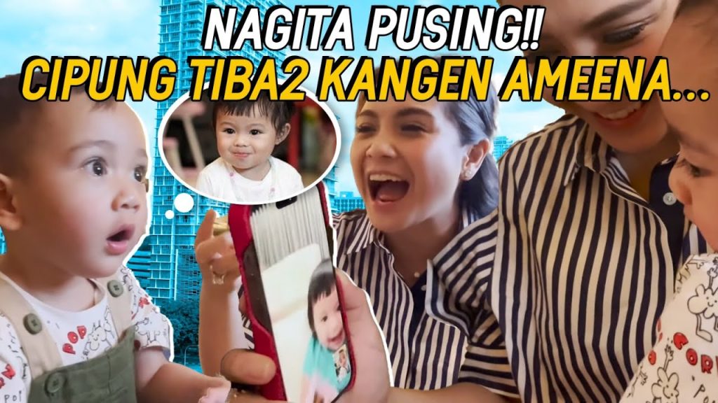 CIPUNG NYARIIN AMEENA DI SINGAPORE!! NAGITA LANGSUNG VIDEO CALL AUREL, SEMUA DIABSEN