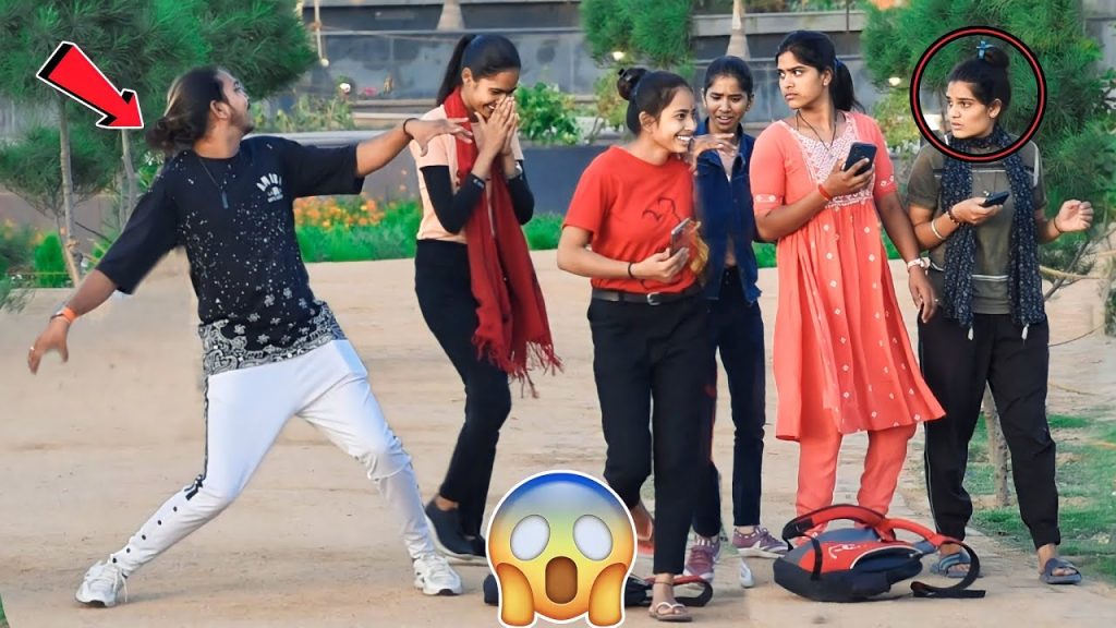 Funniest Prank on cute 😍 girls || First time in India || Jaipur Entertainment