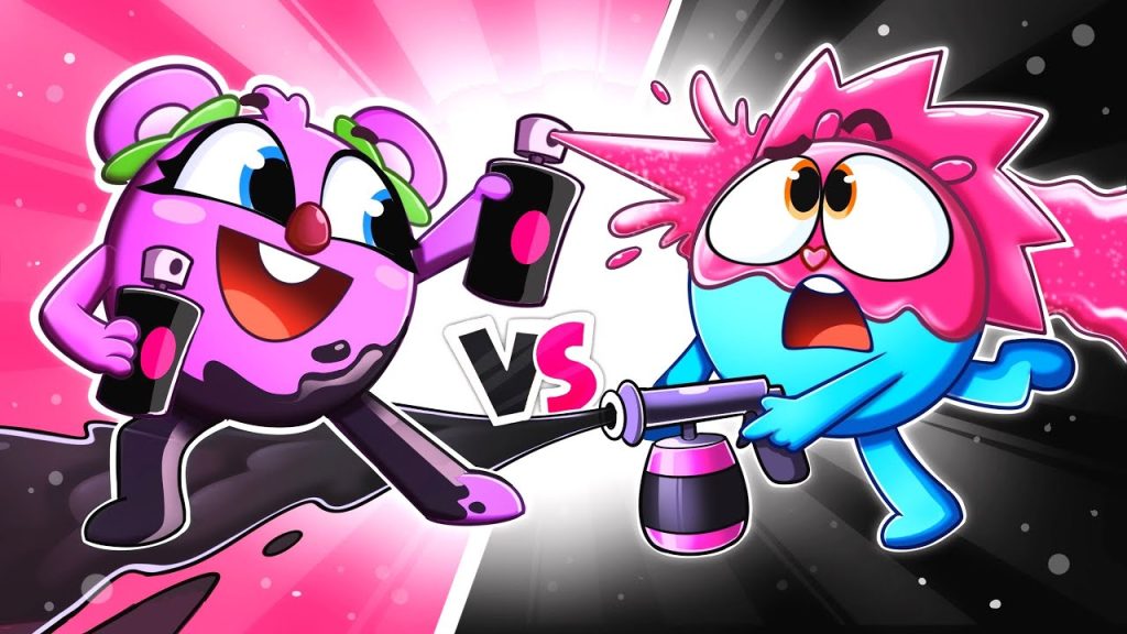 Pink VS Black Challenge Song π€π | Funny Kids Songs π»π¨π°π¦ And Nursery Rhymes by Baby Zoo