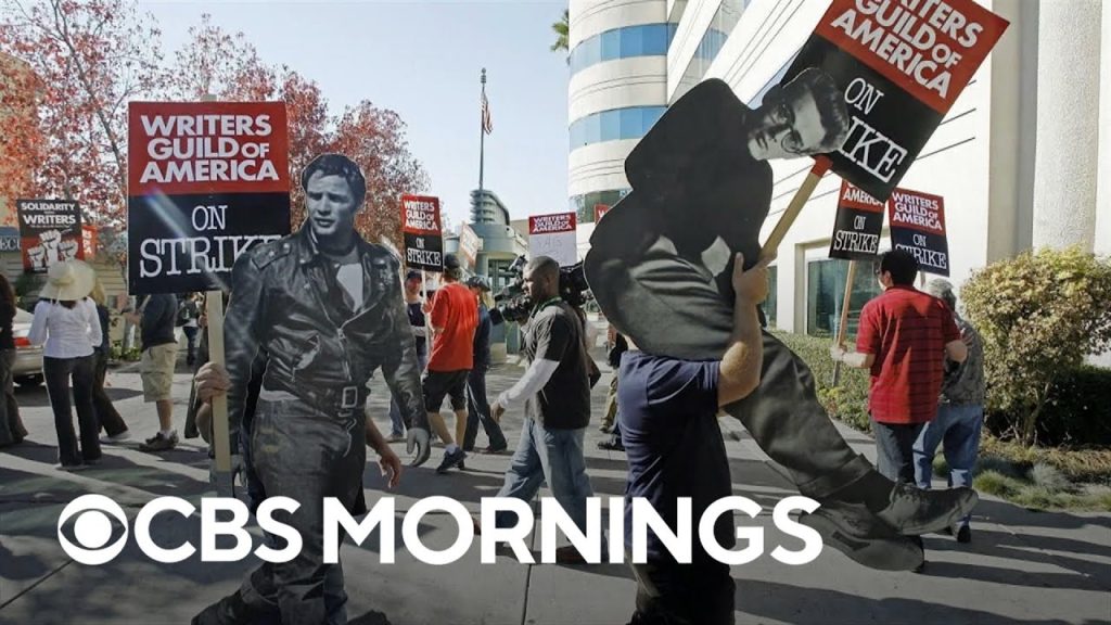 Production halted on many shows as entertainment writers go on strike