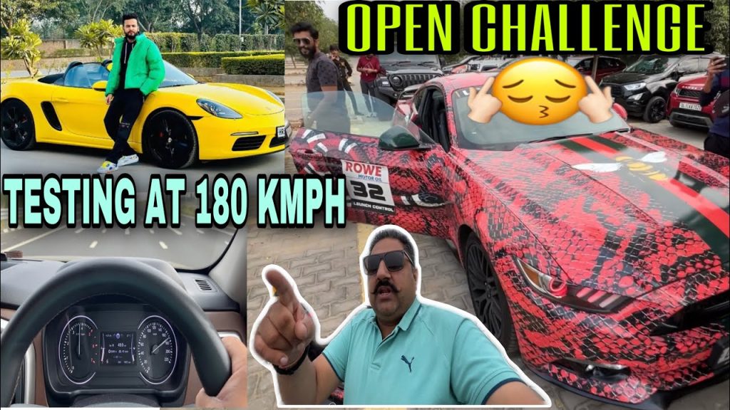 Porsche Boxster Vs Mustang GT | Testing ScorpioN Top Speed at Mumbai Expressway @speeddemon3063