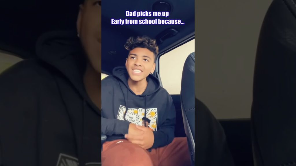 Dad picks me up early from school because…😂💀 #comedy credit the goat:@Artem Potokin 👑 #viral