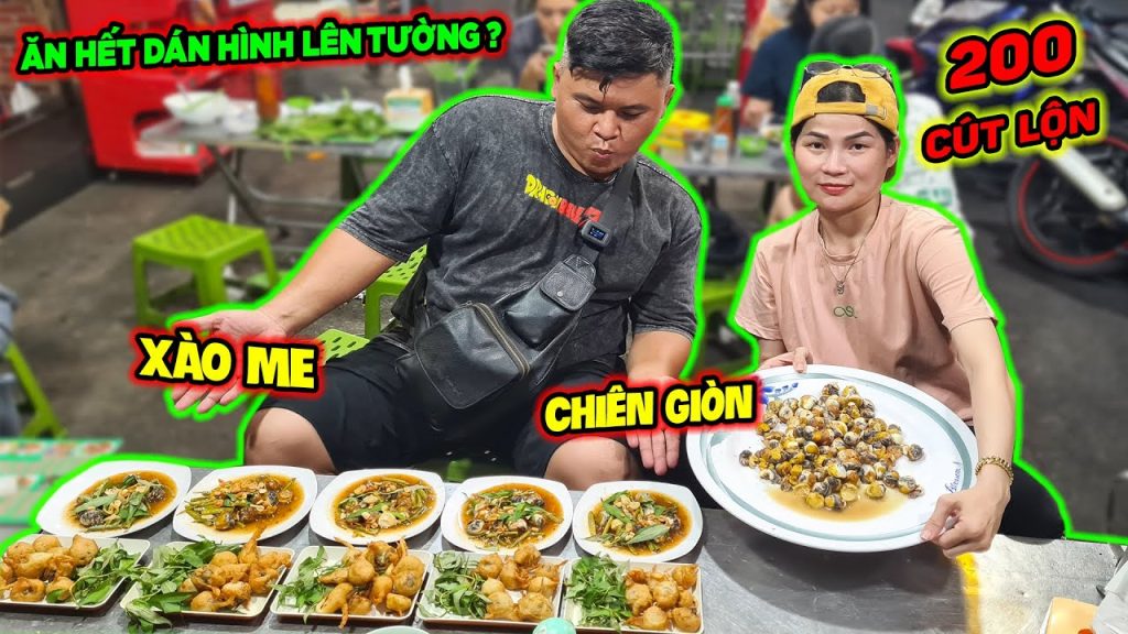 Cùng Nga Sumo Thử Thách 200 Trứng Cút Lộn Xào Me Chiên Giòn Khiến Chị Chủ Xin Hình Dán Lên Tường Nhà