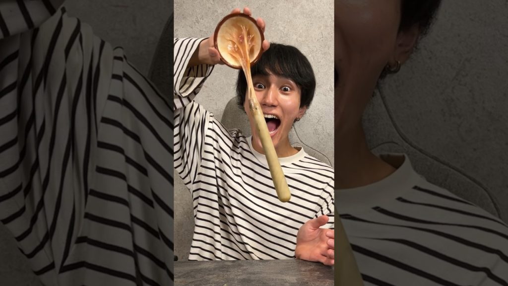 ISSEI funny video 😂😂😂 I try sticky HARIBO!