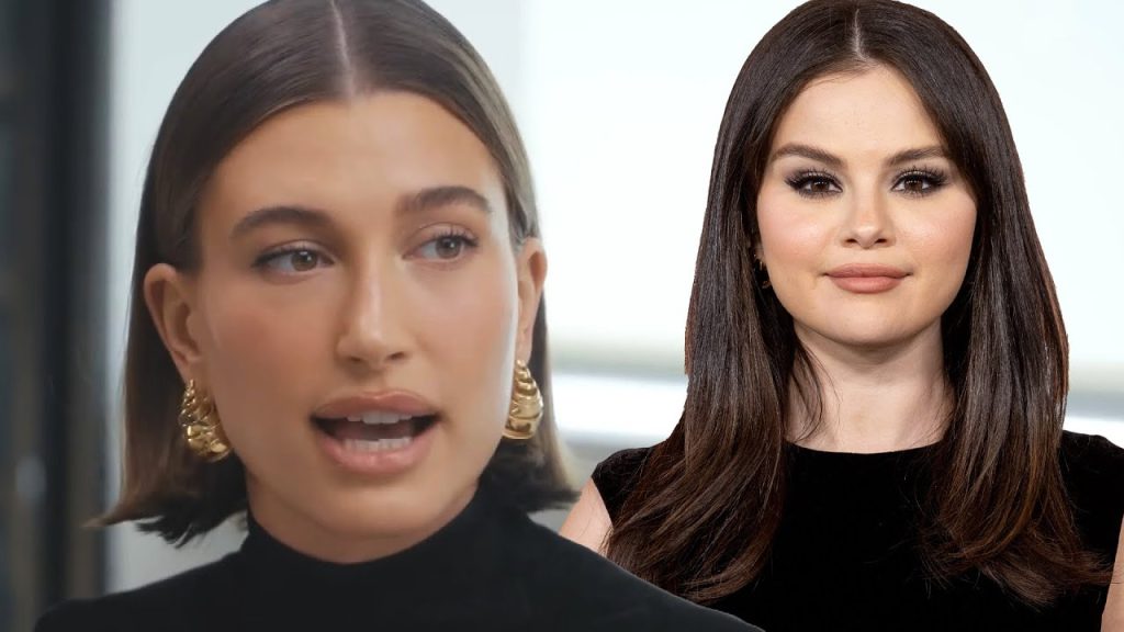 Hailey Bieber Reacts to Being ‘Pitted Against’ Selena Gomez