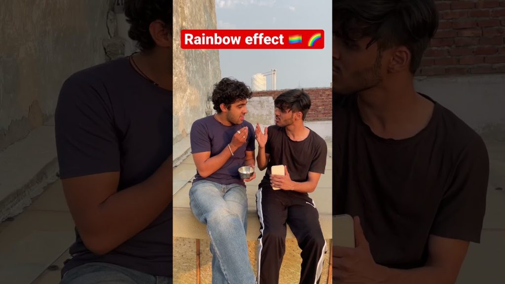 Rainbow effect 🌈🏳️‍🌈 #shorts #comedy