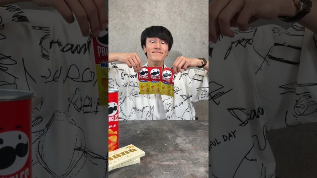 ISSEI funny video 😂😂😂 | Let’s try cooking PRINGLES “Milkybar” 😋
