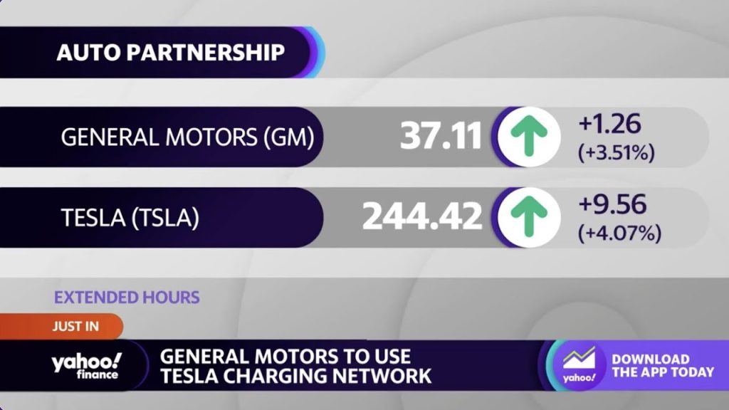 GM to use Tesla charging network in new partnership