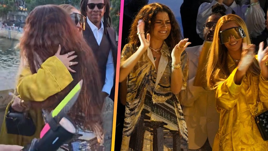 Zendaya and Beyoncé Share SWEET Moment at Pharrell’s Louis Vuitton Show
