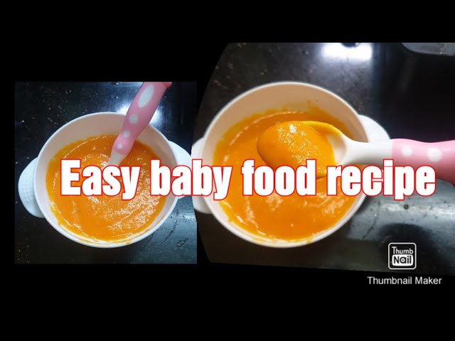 6 months old baby food recipe/easy baby food/breakfast for baby