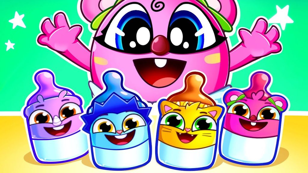 Funny Bottle Milk Song | Funny Kids Songs 😻🐨🐰🦁 And Nursery Rhymes by Baby Zoo