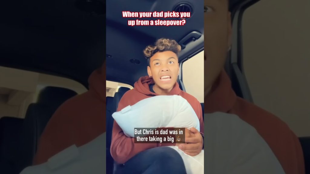 When your dad picks you up from a sleepoverโฆ๐คฆ๐ฝโโ๏ธ๐ #viral #comedy
