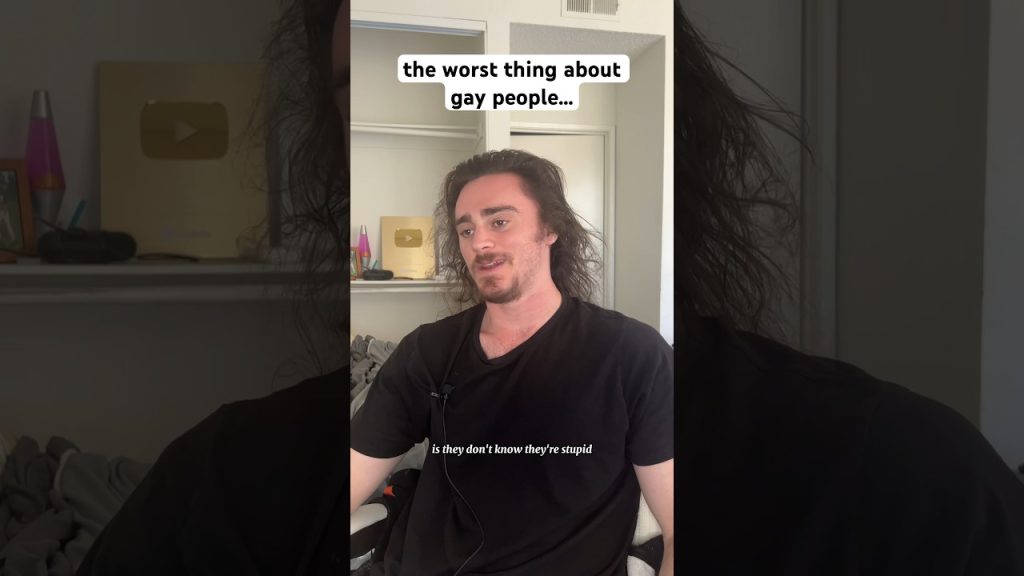 the worst thing about gay people… #shorts #comedy #funny