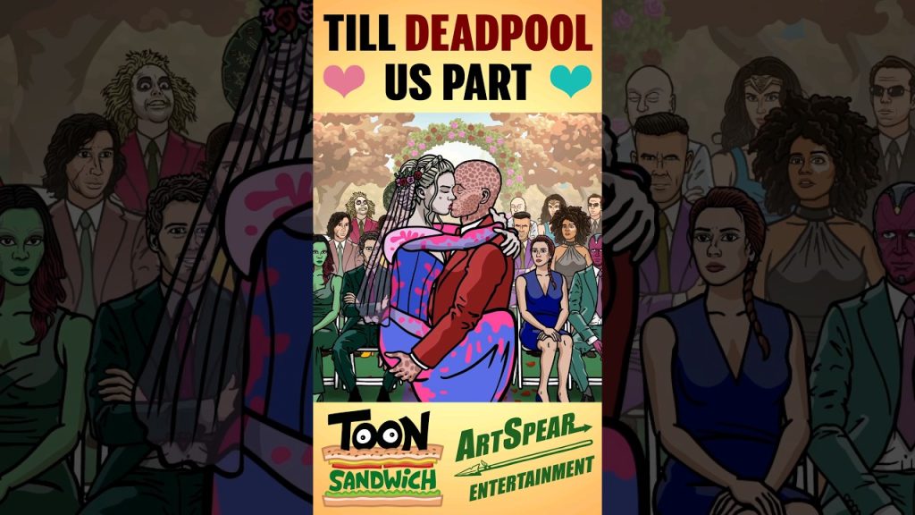 Deadpool ❤ Harley Quinn – TOON SANDWICH #funny #crossover #marvel #dc #deadpool #harleyquinn
