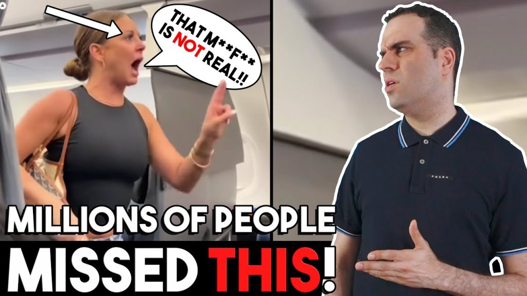 What is She Yelling at? Body Language Analyst Reacts to “That M*F* is NOT REAL!” Woman on Plane