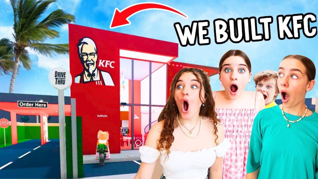 WE BUILT KFC RESTAURANT TOGETHER Gaming w/ The Norris Nuts