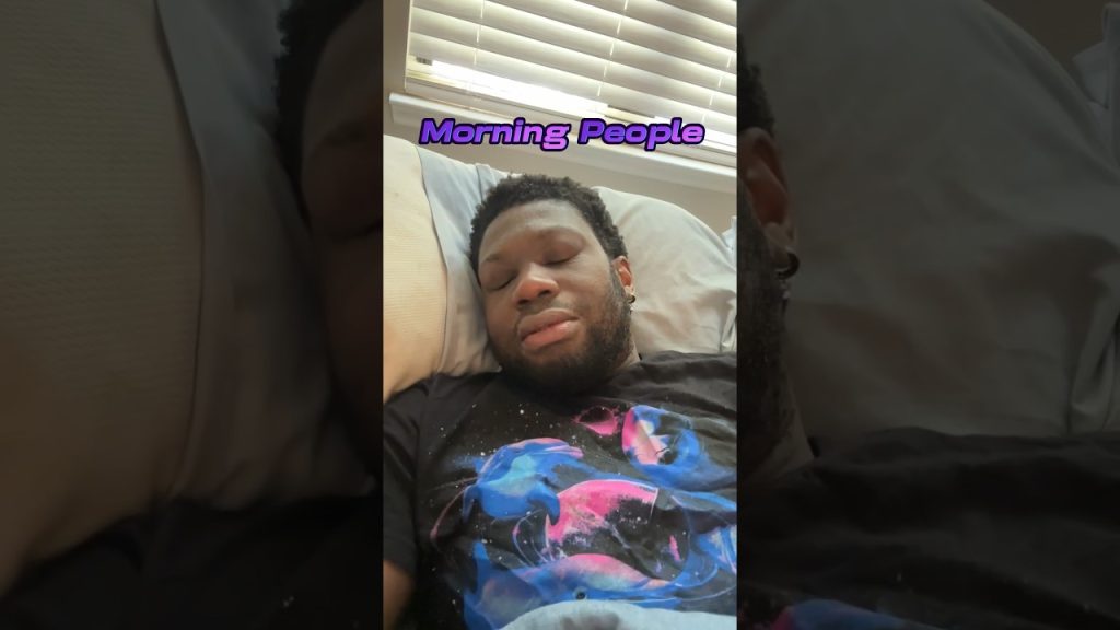 How morning people be like..