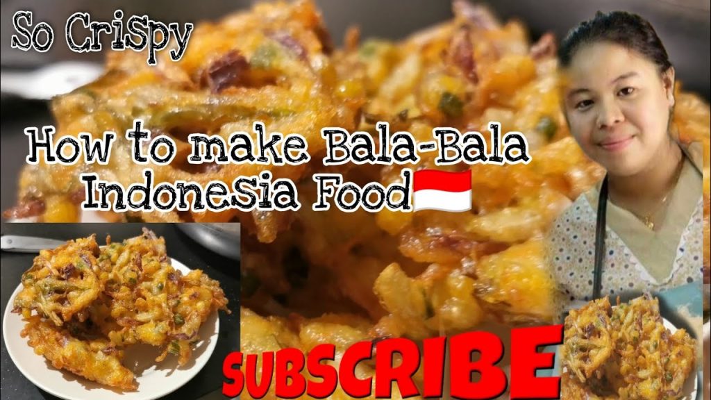 Crispy vegetables, Indonesian 🇮🇩 Bala-bala food recipe,