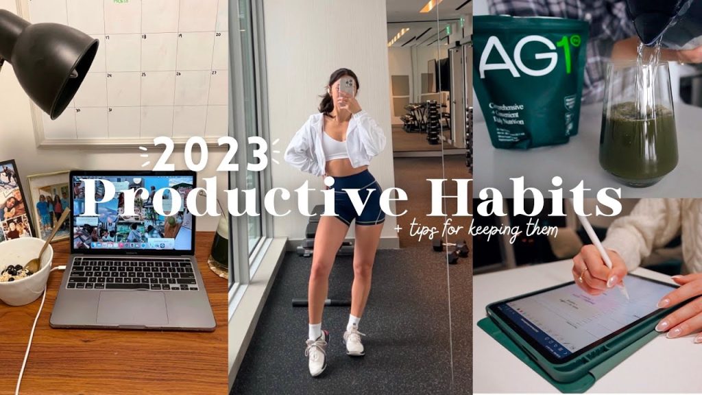 MY PRODUCTIVE HABITS 2023 | Fitness, wellness, lifestyle + Tips for forming habits.