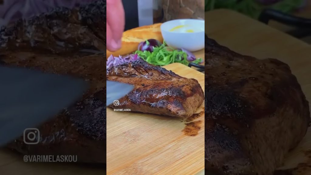 STEAK baguette #food #recipe #steak