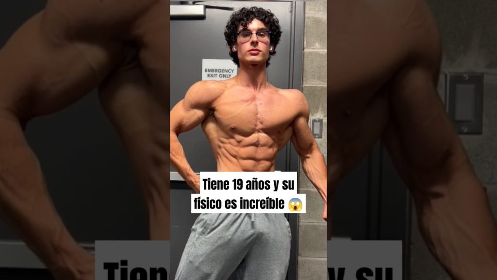 Tiene 19 años y su físico es increíble #gym #fitness #bodybuilding