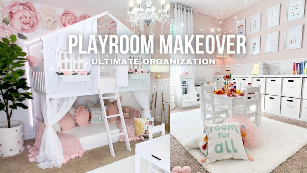 ULTIMATE PLAYROOM MAKEOVER | Satisfying Clean and Playroom Restock Organizing on A Budget