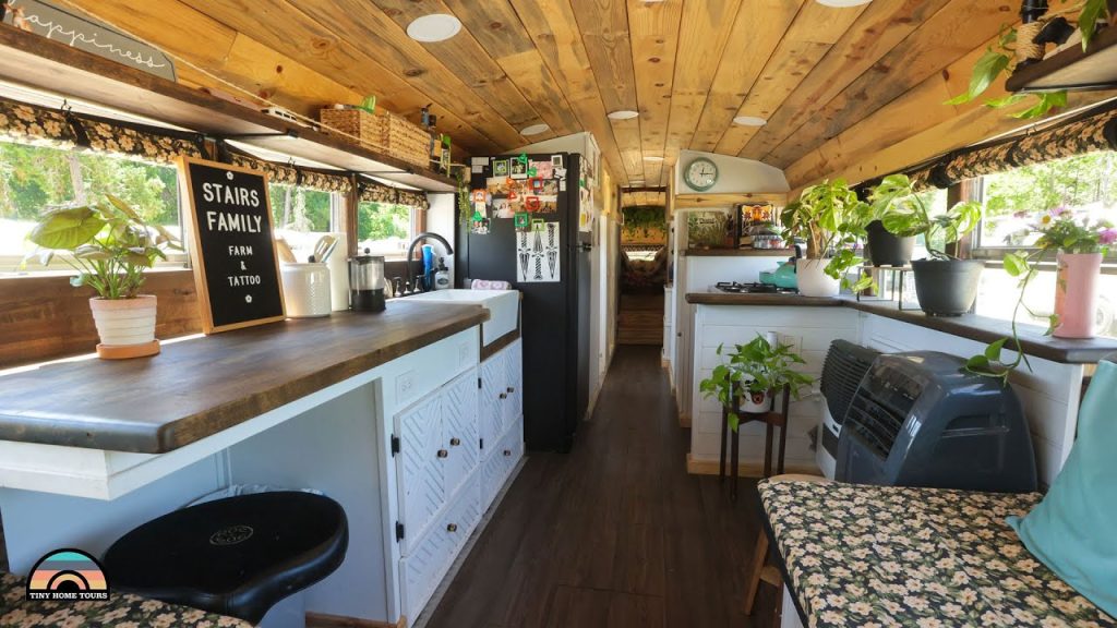 Family’s Bus Home – Condo on Wheels