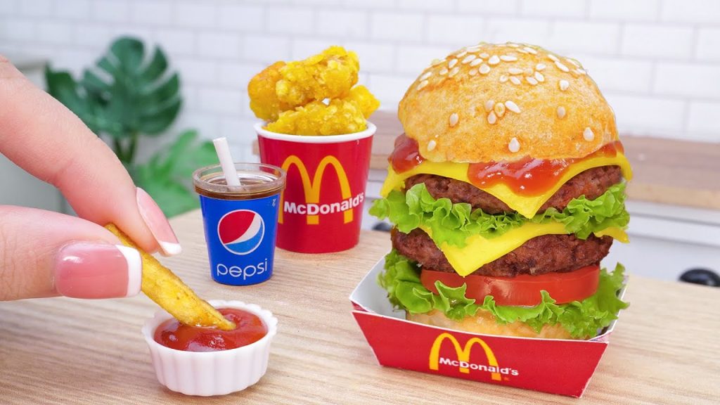 Satisfying Miniature Burger Big Mac Making | ASMR Miniature Cooking Mini Food Recipe