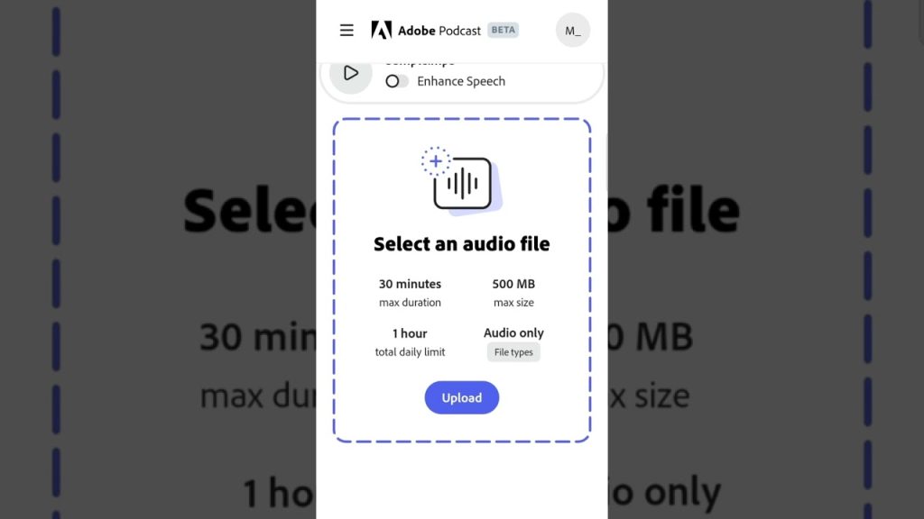 Remove Background Noice in One click. #adobe #technology #techvideo #shorts #youtubeshorts