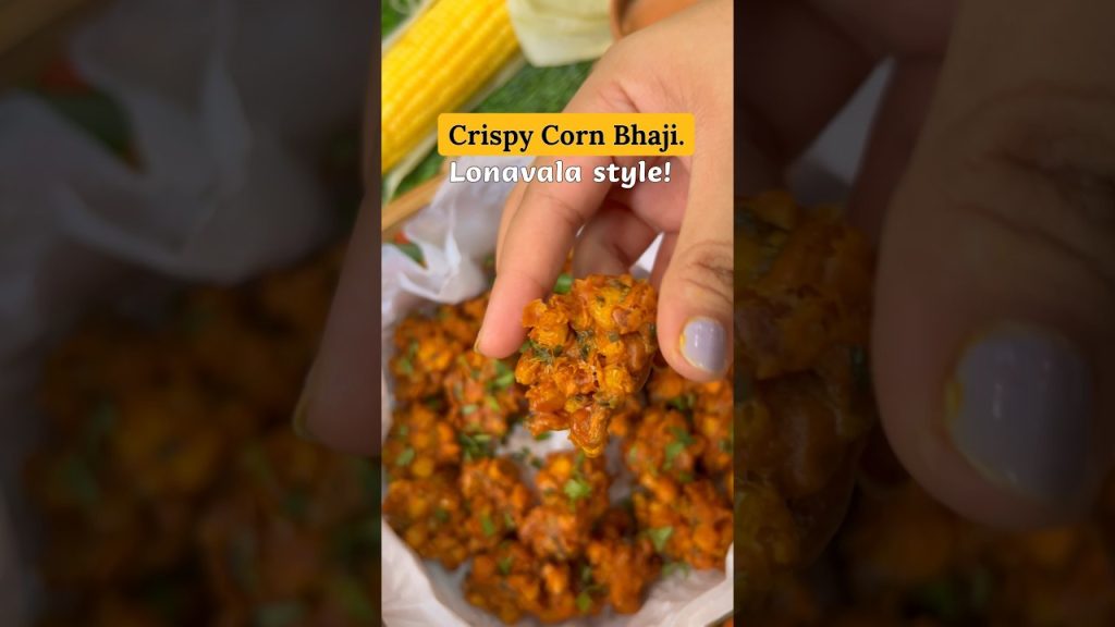 Corn Bhajji, Lonavala style! #food #recipe #shorts #foodie #monsoon #indianrecipes