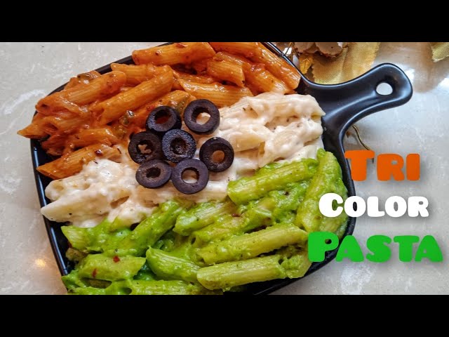 Tricolor Recipe |Tricolor pasta |Tricolor food Recipe| independence/ Republic day special Recipe