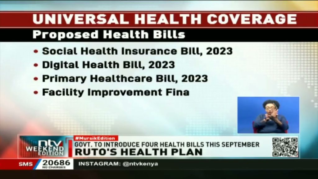 Government to introduce four health bills