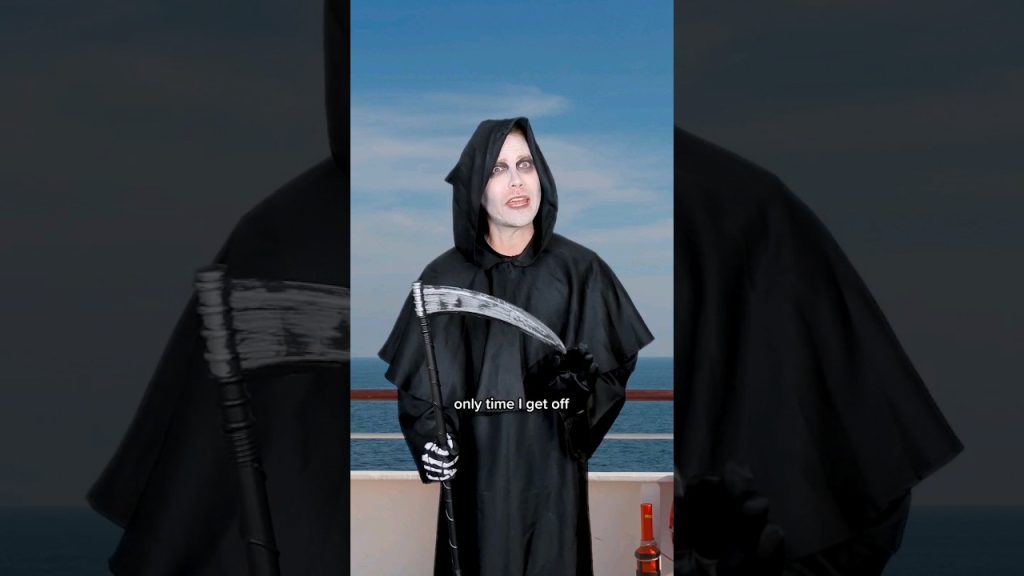 Grim Reaper Goes on a Cruise 💀 #comedy #shorts