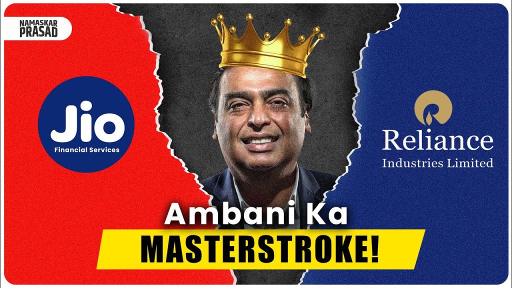 Reliance – Jio Financial DEMERGER Explained | 1,60,000 CRORE ki Valuation?