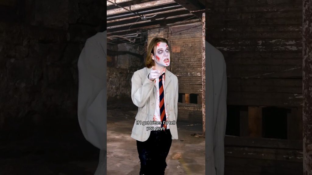 Bitten by a Zombie 🧟 #comedy #shorts