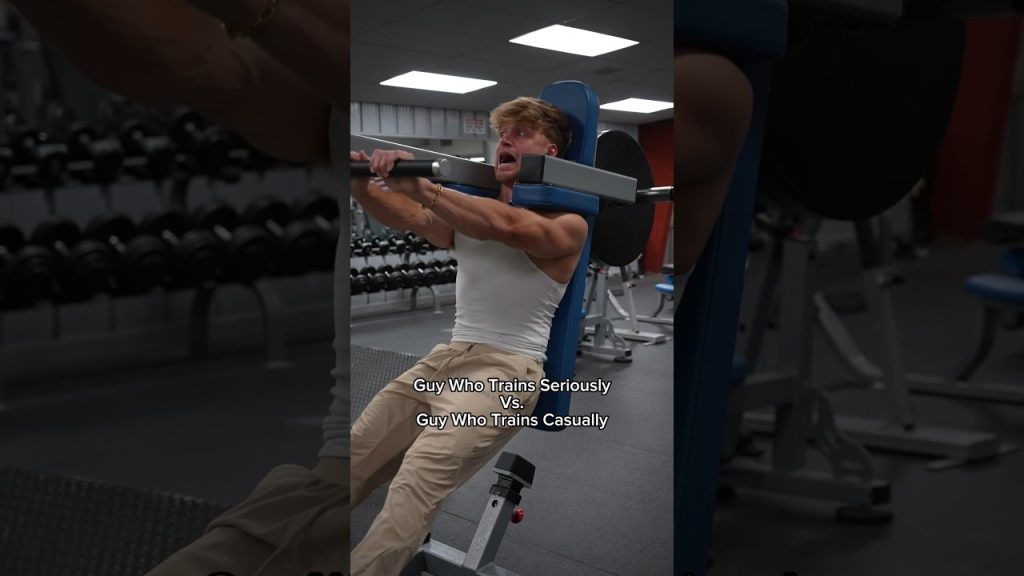 Are you a casual or serious lifter? 😂 #gym #fitness #viral #youtubeshorts #youtubeviral #shorts