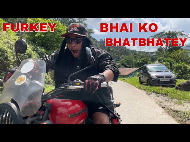 FURKEY BHAI KO BHATBHATEY🏍️ (FURKEY NO1)| Garima Entertainment 🤣