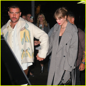 Taylor Swift & Travis Kelce Hold Hands & Join Stars at ‘SNL’ After Party – See Every Photo