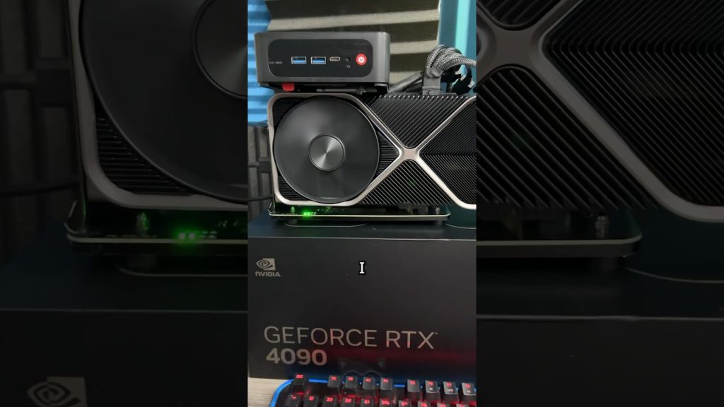 RTX 4090 Mini PC (this is crazy) #tech #pc #technology #shorts