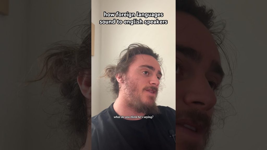 how foreign languages sound #shorts #comedy #funny