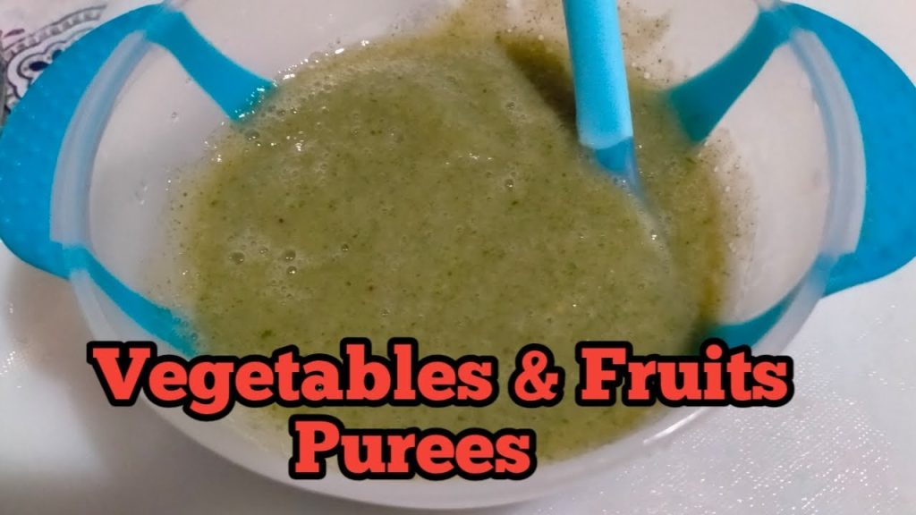 Baby Food Recipe | Vegetables Purees 6+12 months