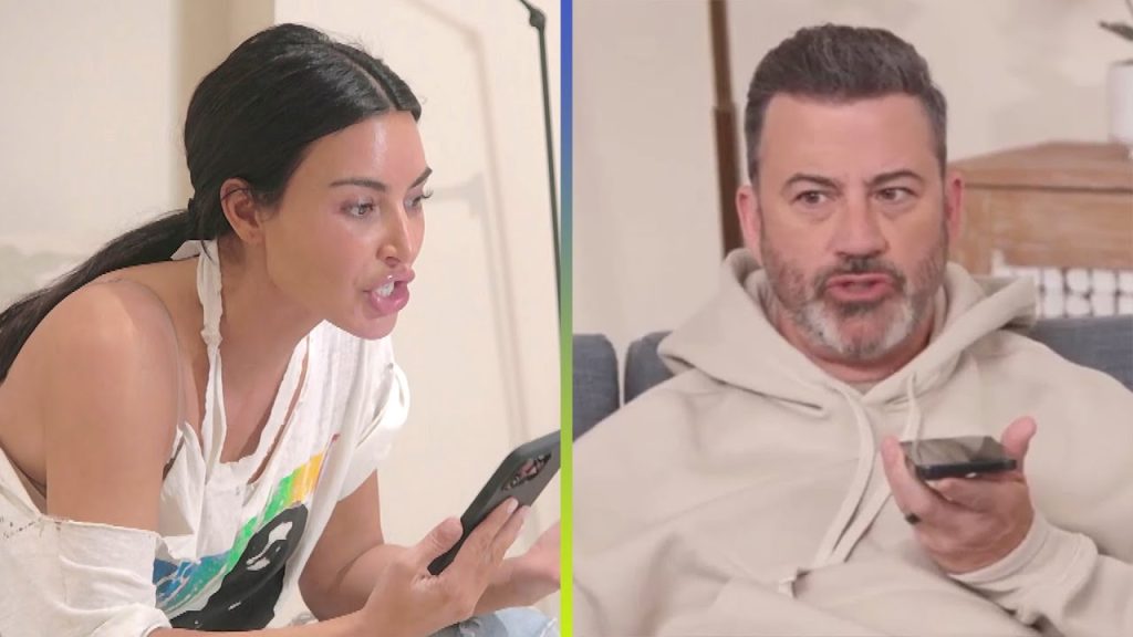 Jimmy Kimmel SPOOFS Kim and Kourtney Kardashian’s NASTY Fight
