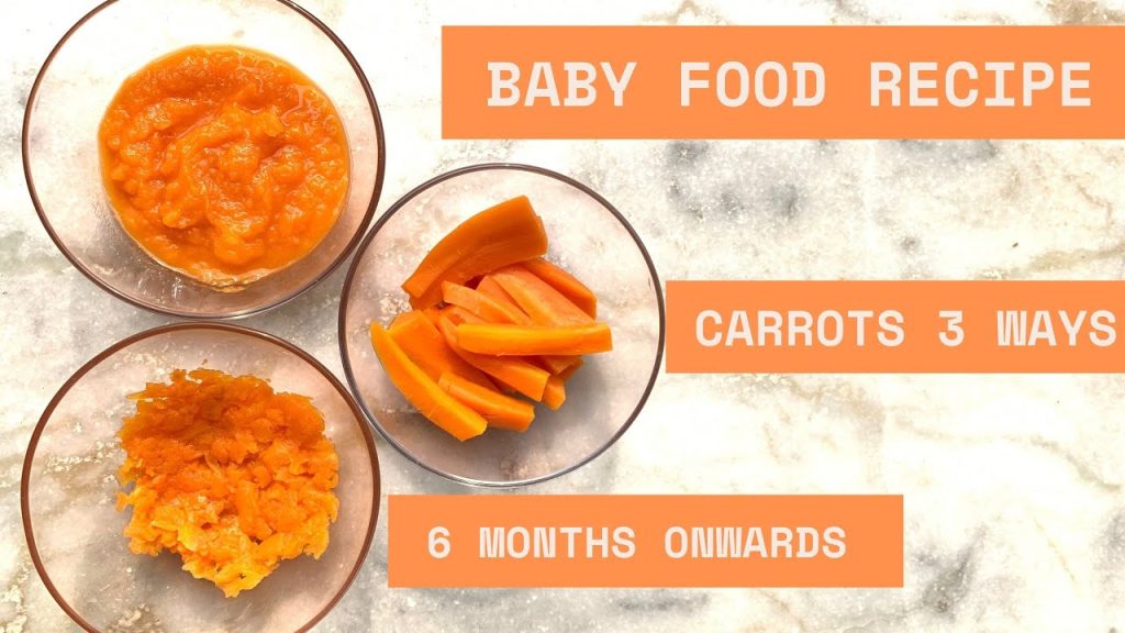 Cooking Carrots for baby| 3 Ways | Baby Food Recipe
