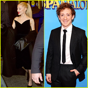 Ariana Grande Supports Boyfriend Ethan Slater at Broadway Opening Night in ‘Spamalot’ (Photos)
