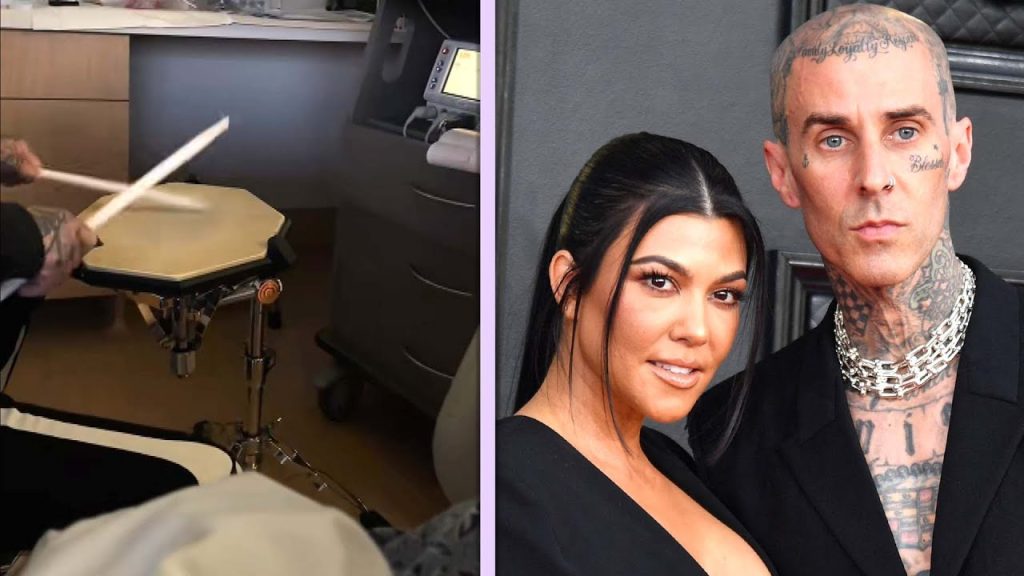 Travis Barker Drums to His and Kourtney Kardashian’s Newborn Son’s Heartbeat