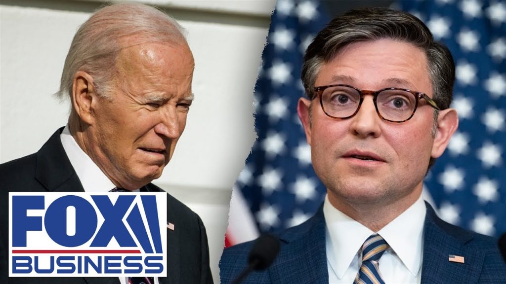 ‘TONGUE AND CHEEK’: House speaker says there’s not enough evidence to impeach Biden