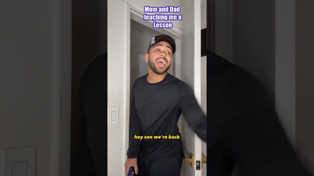 Mom and Dad teaching me a lesson…😭💀 #comedy #viral