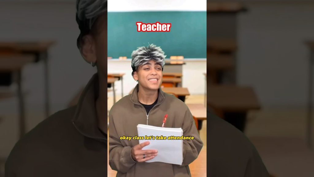 Taking attendance in 2050…💀 #comedy #viral