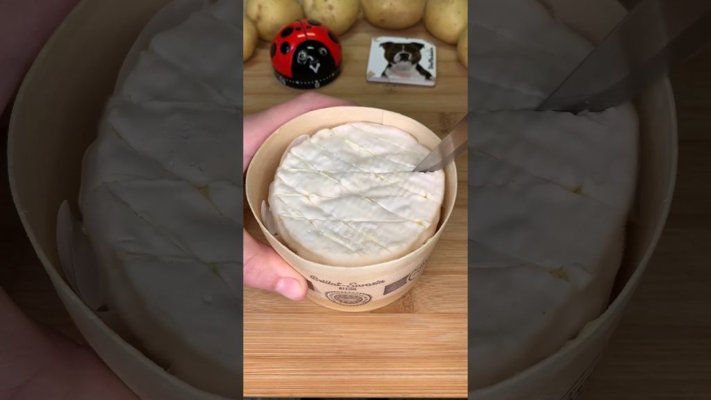 👩🏼‍🍳Recette de Brillat-Savarin rôti & patates sautés🧀🥔#food #recipe #asmr #eat #cheese #mukbang #eat